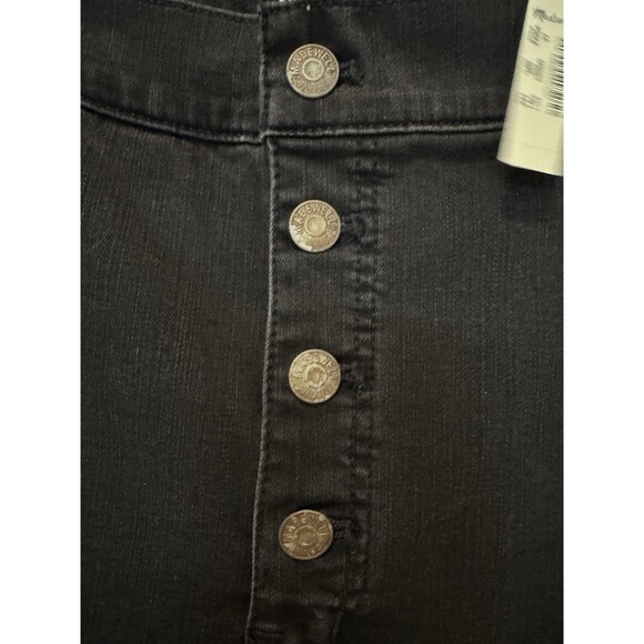 NWT Madewell Western Stovepipe Jean Black Wash Magic Pockets WOMEN plus RETRO 37 - Picture 5 of 7